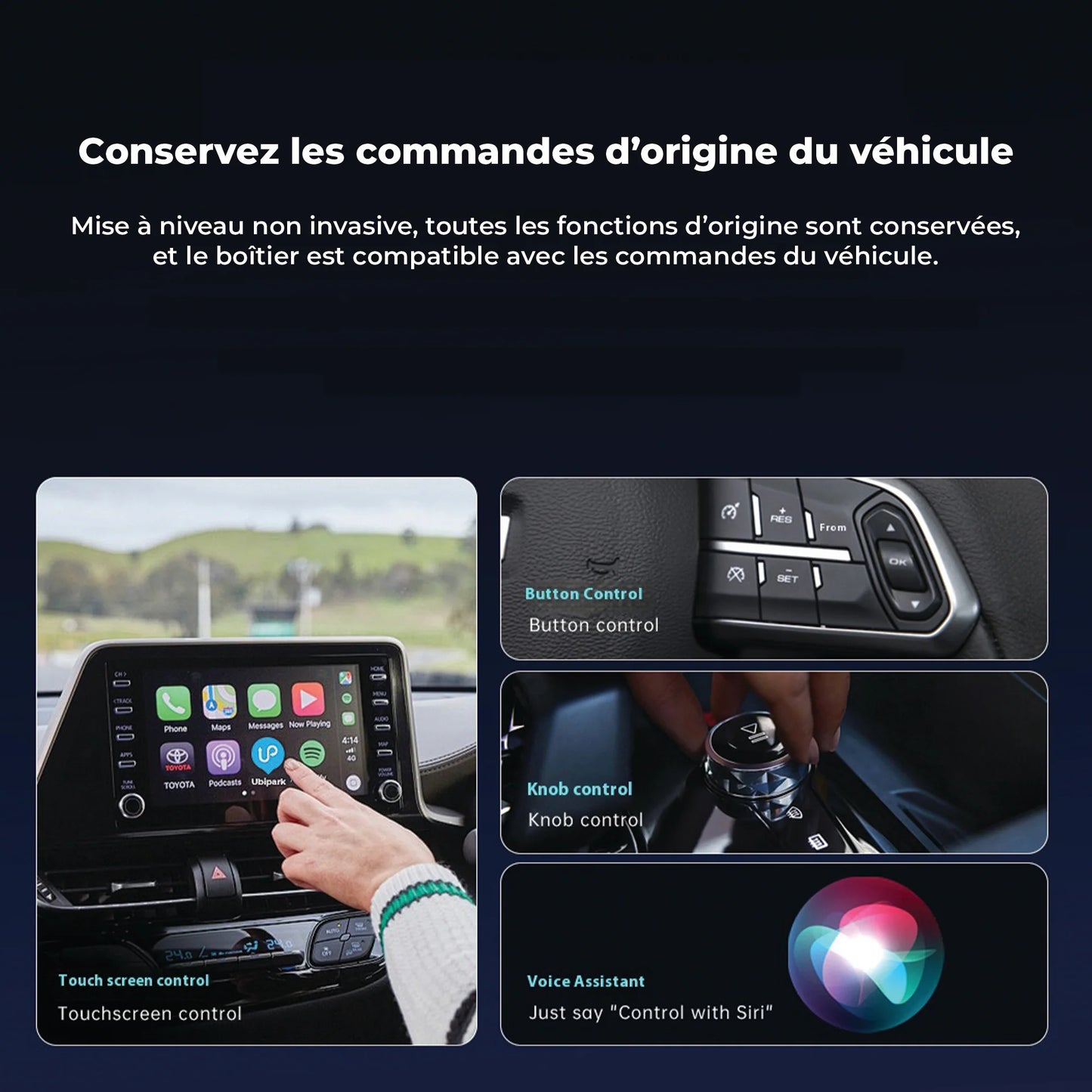 CARLINK™ CarPlay / Android Auto Sans Fil 2026